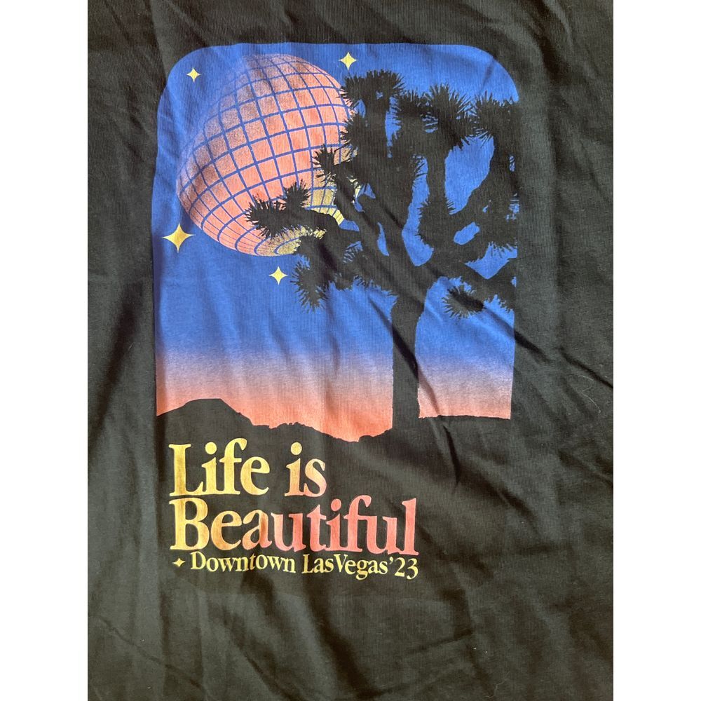 NWOT Life is Beautiful Las Vegas Music Festival‎ T-Shirt 2023 Sz Small